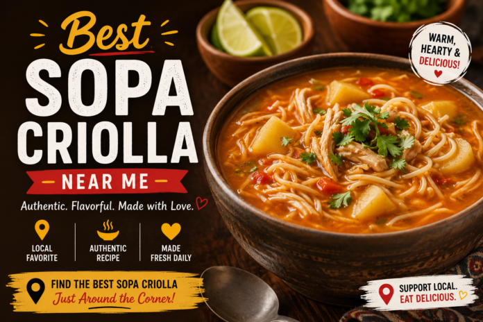 best sopa criolla near me