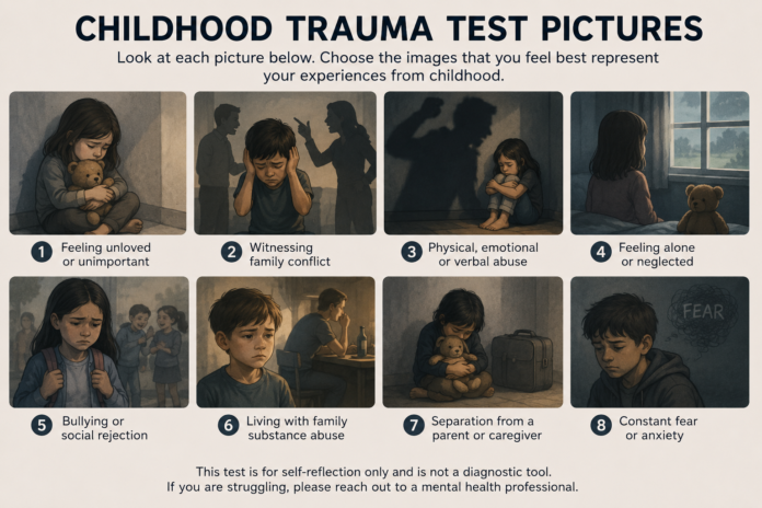 childhood trauma test pictures