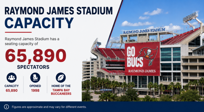 raymond james stadium capacity