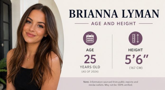 brianna lyman age and height