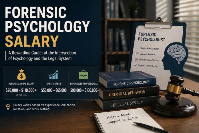 forensic psychology salary